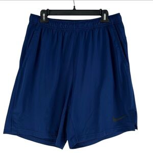 Nike Dri-Fit Mens Athletic Basketball Shorts Elastic Drawstring Navy XL EUC